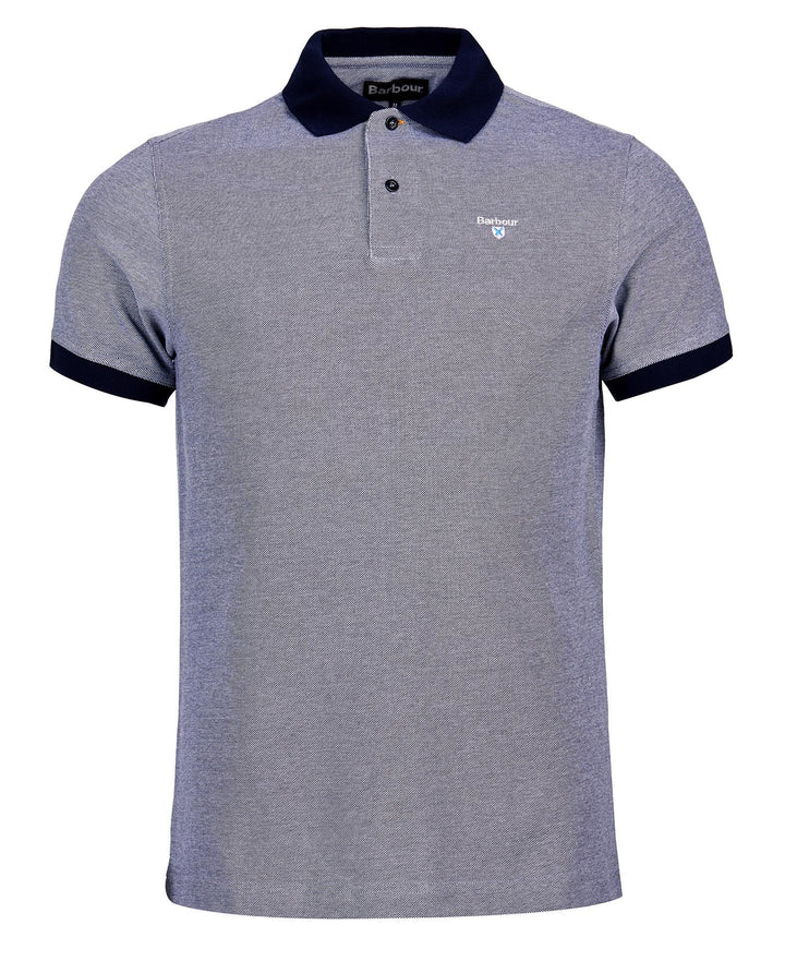 BARBOUR SPORTS POLO MIX - MIDNIGHT