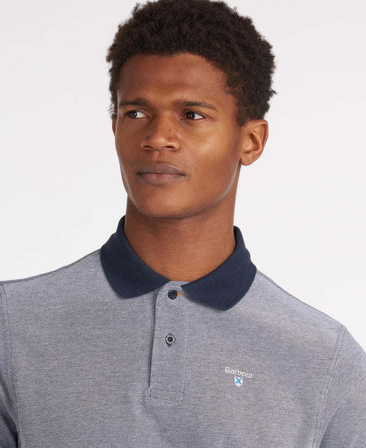 BARBOUR SPORTS POLO MIX - MIDNIGHT