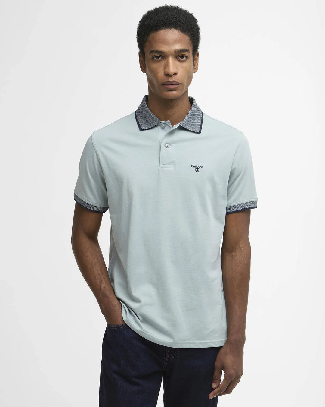BARBOUR CORNSAY POLO - SLATE