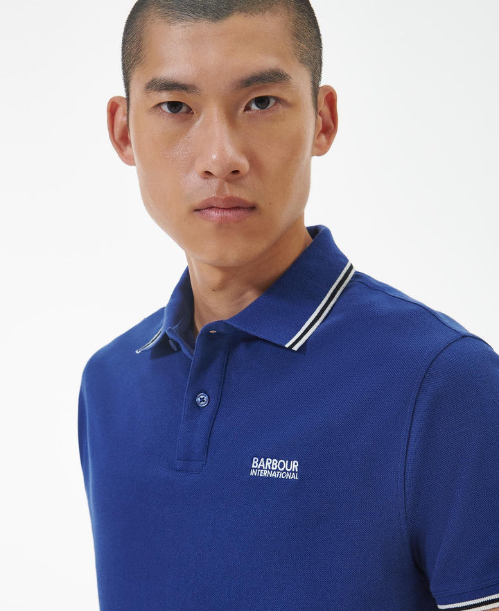 B.INTL EVENT MULTI TIPPED POLO - INKY BL