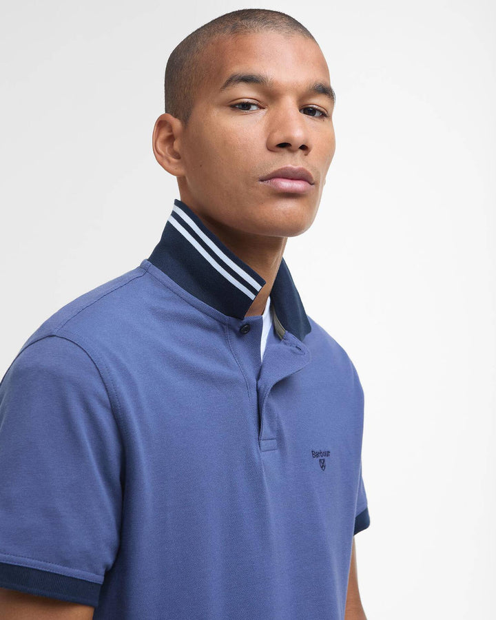 BARBOUR LYNMOUTH TIPPED POLO - OCEANA