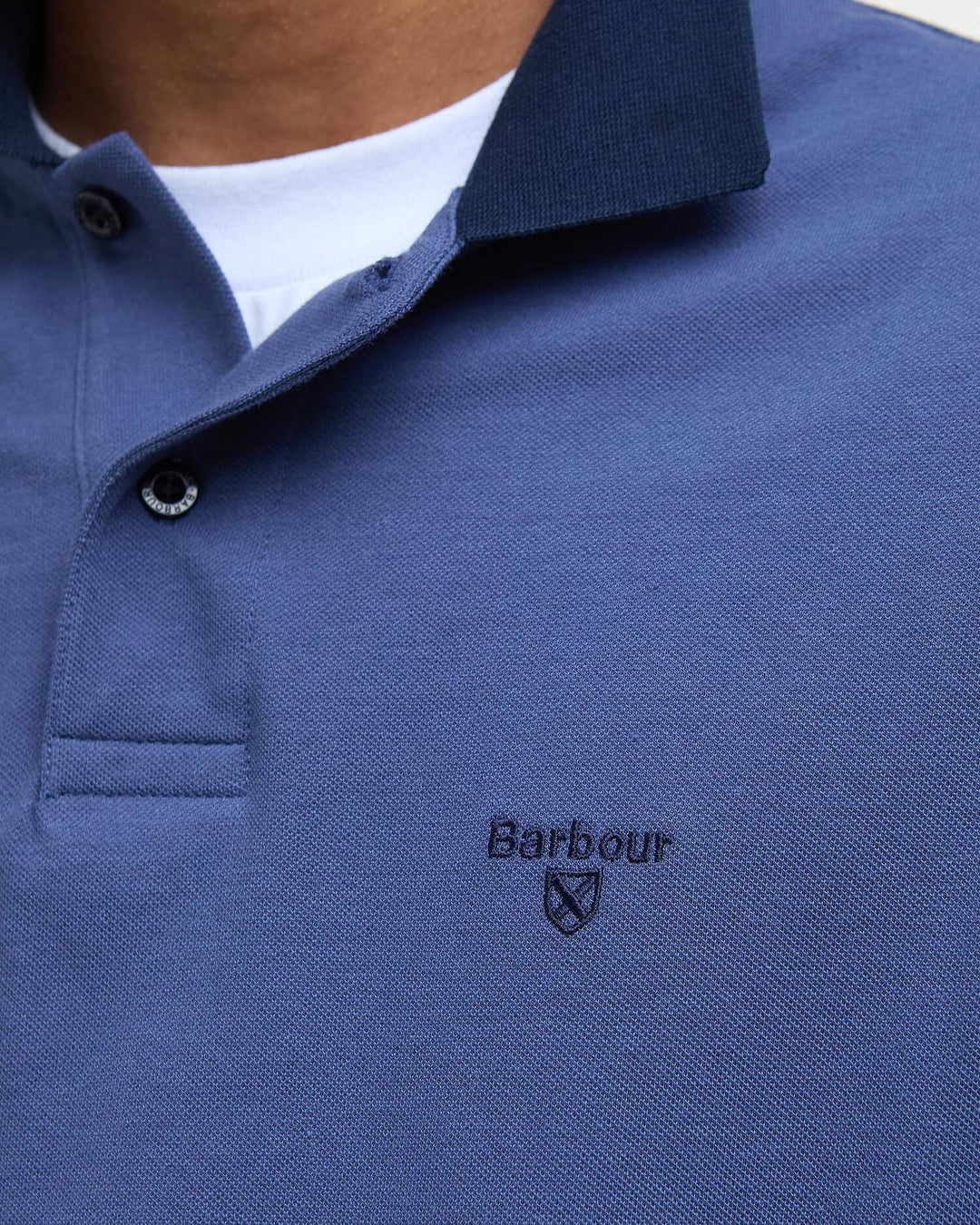BARBOUR LYNMOUTH TIPPED POLO - OCEANA