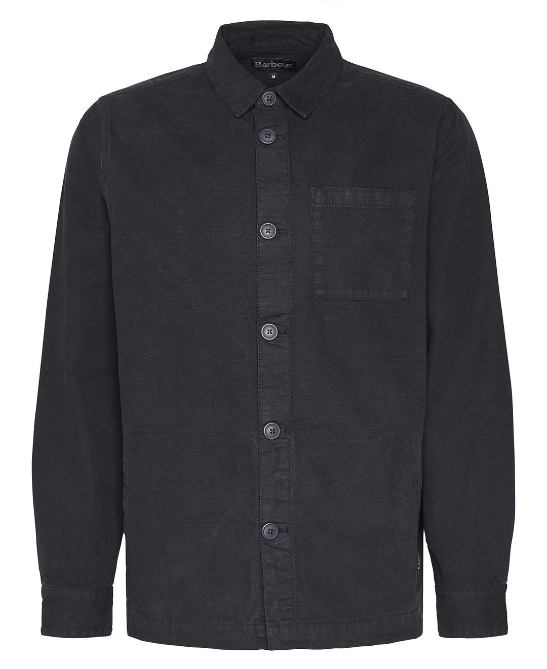 BARBOUR REGULAR WASHED OVERSHIRT - NAVY
