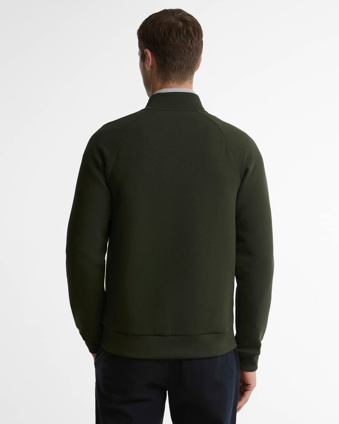 BARBOUR THORNTON QUILTED ZIP THRU - SAGE