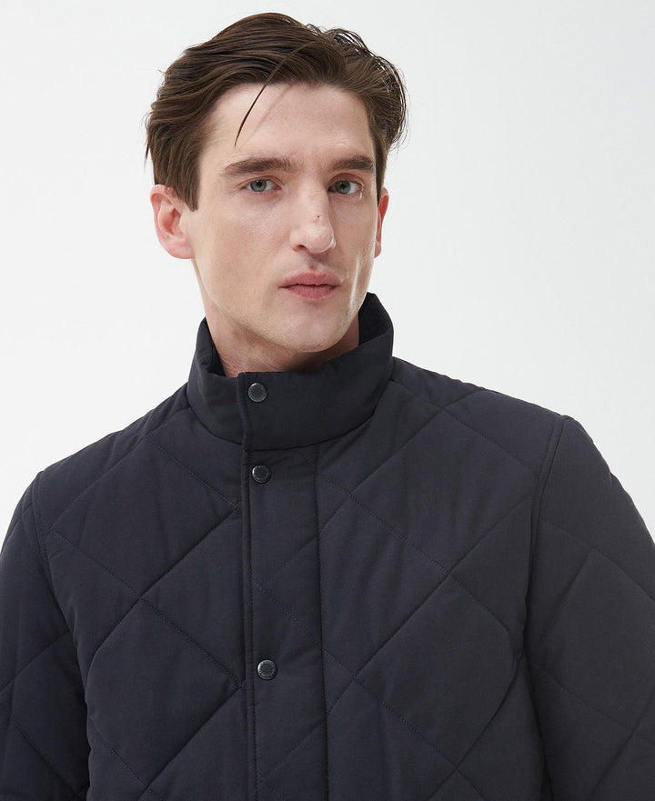 BARBOUR WINTER CHELSEA QUILT - NAVY
