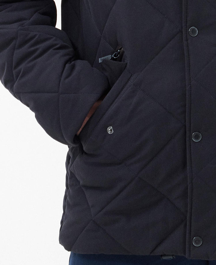 BARBOUR WINTER CHELSEA QUILT - NAVY