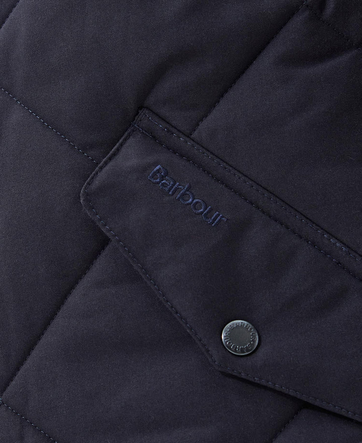 BARBOUR WINTER CHELSEA QUILT - NAVY