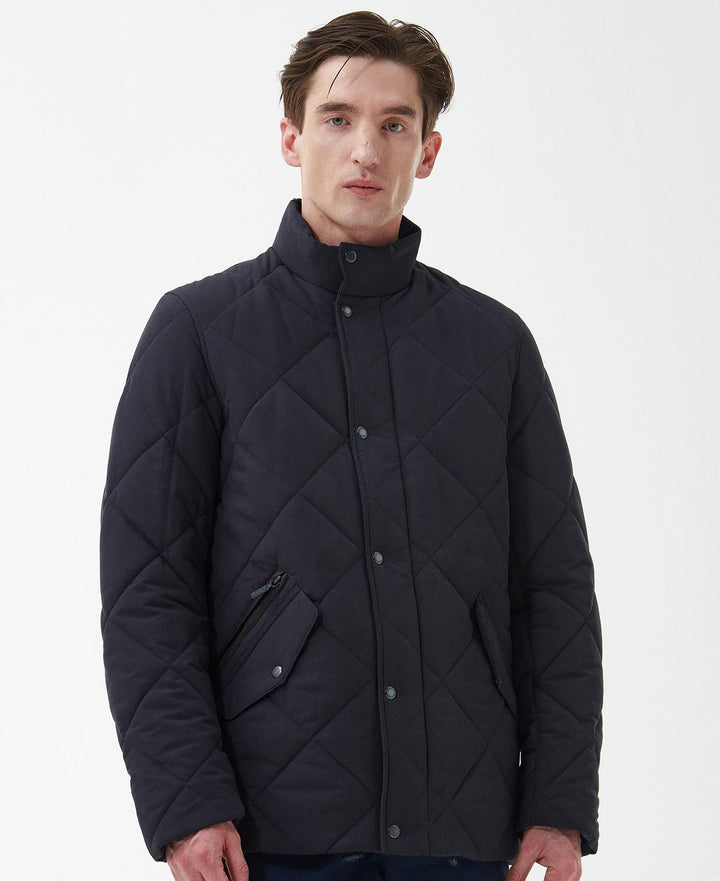 BARBOUR WINTER CHELSEA QUILT - NAVY