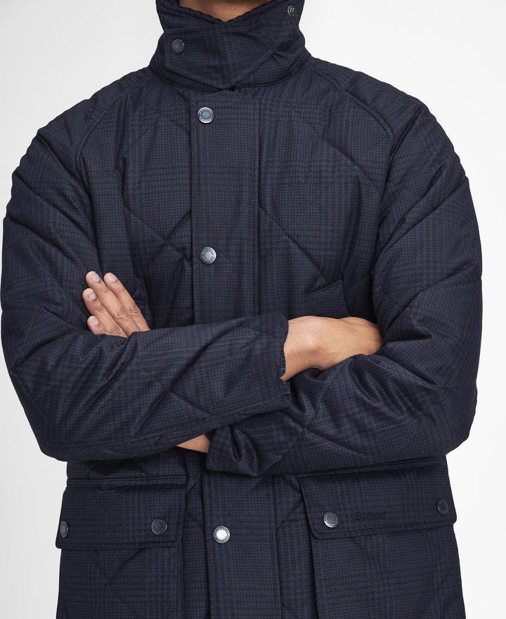 BARBOUR WINTER BEDALE QUILTED JACKET - NAVY