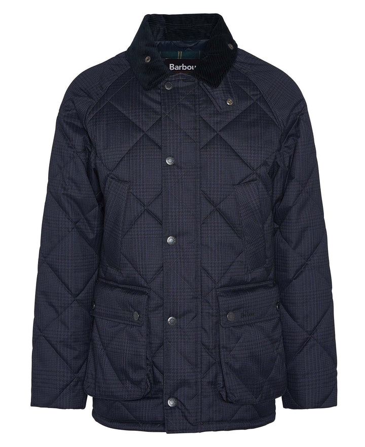 BARBOUR WINTER BEDALE QUILTED JACKET - NAVY