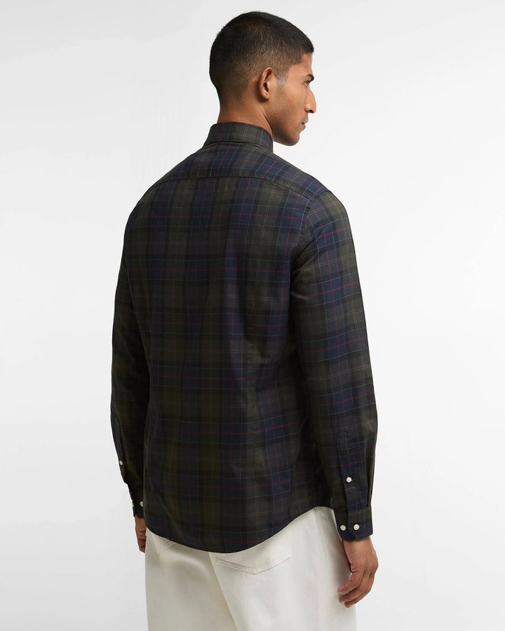 BARBOUR WETHERAM TAILORED SHIRT - SHADOW