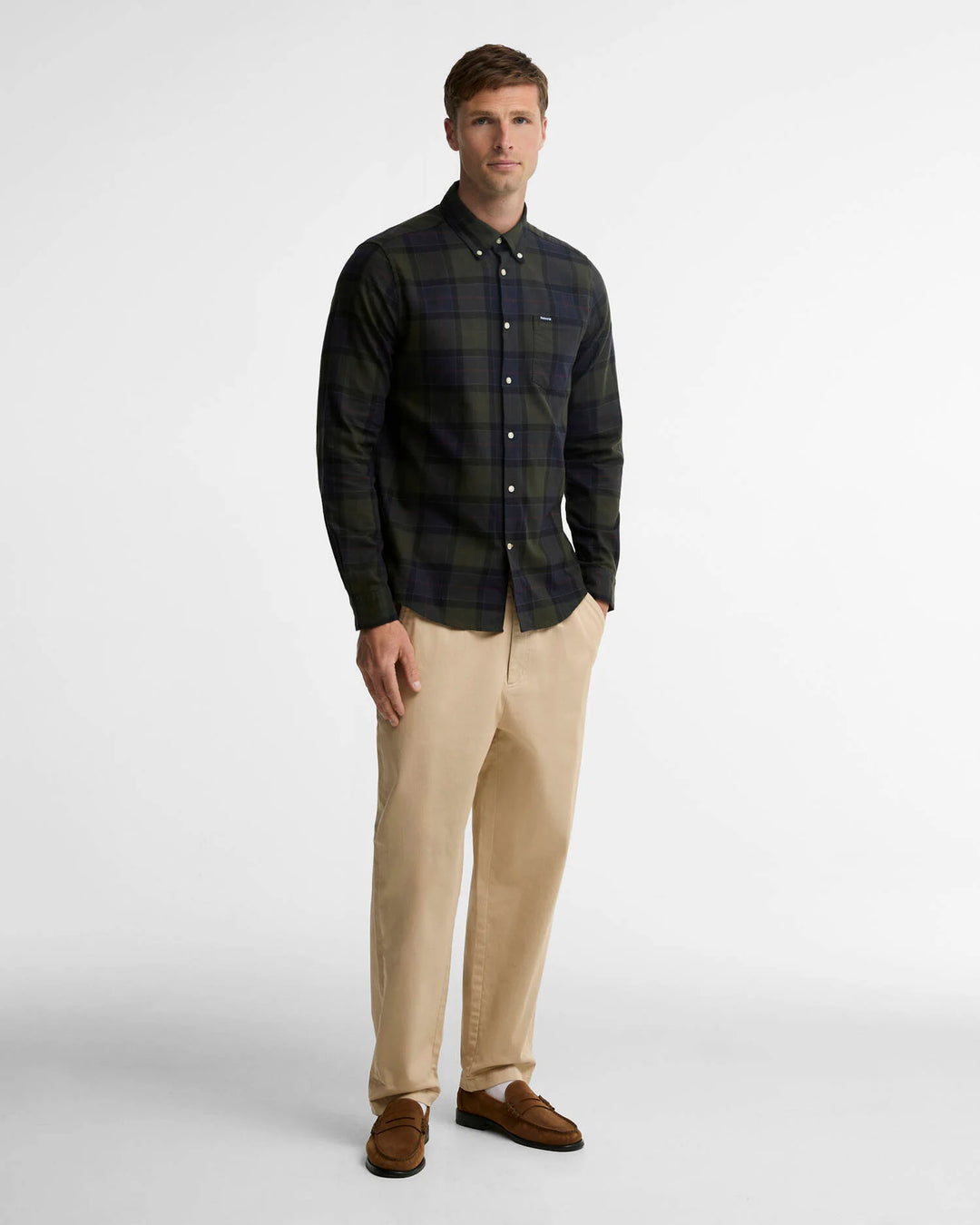 BARBOUR FORTROSE TAILORED SHIRT - SHADOW