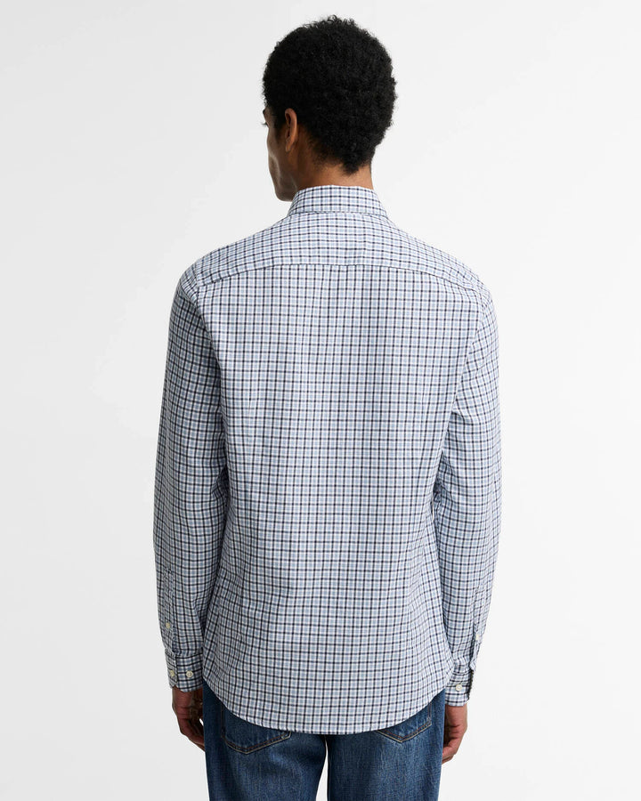 BARBOUR PADSHAW TAILORED GINGHAM - BLUE