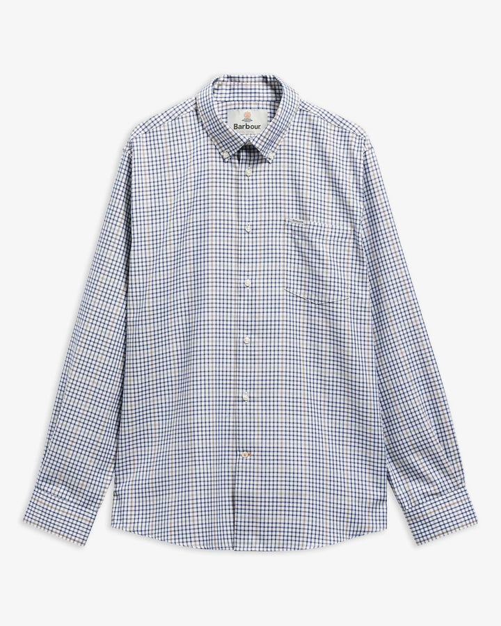 BARBOUR HENDERSON WEAVE SHIRT - DEEP BLUE