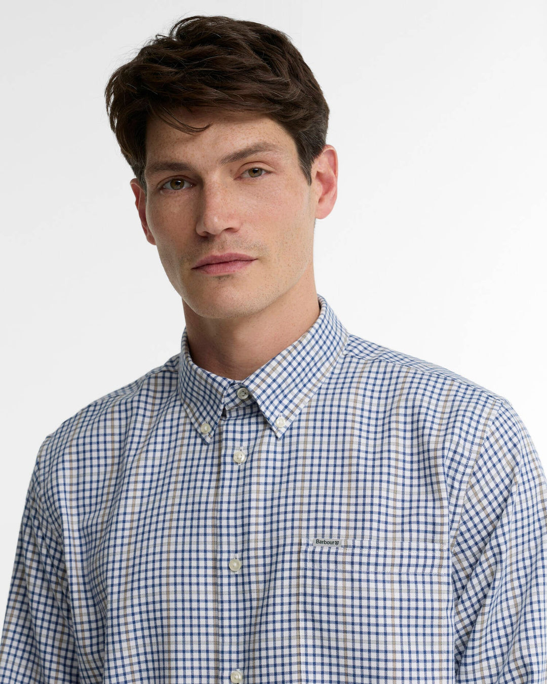 BARBOUR HENDERSON WEAVE SHIRT - DEEP BLUE