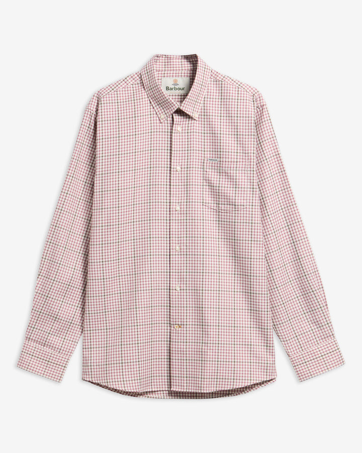 BARBOUR HENDERSON WEAVE SHIRT - MAUVE
