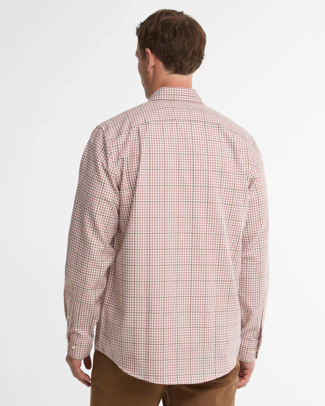 BARBOUR HENDERSON WEAVE SHIRT - MAUVE