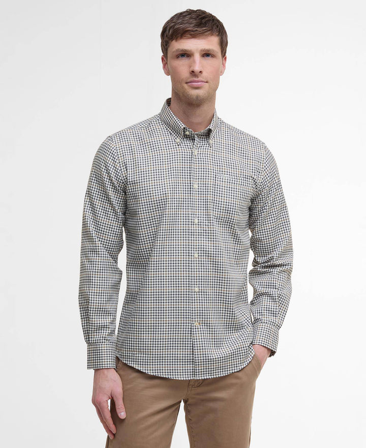 BARBOUR HENDERSON WEAVE SHIRT - WHISPER WHITE
