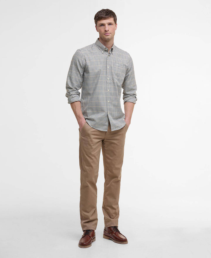 BARBOUR HENDERSON WEAVE SHIRT - WHISPER WHITE