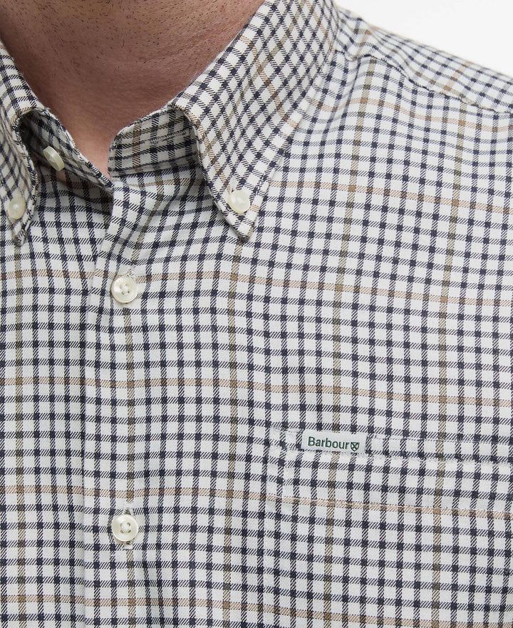 BARBOUR HENDERSON WEAVE SHIRT - WHISPER WHITE