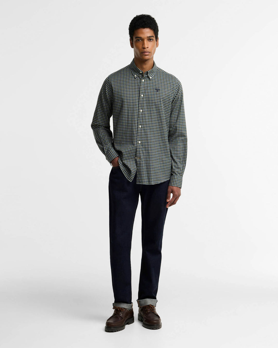 BARBOUR FINKLE TAILORED SHIRT - GREEN