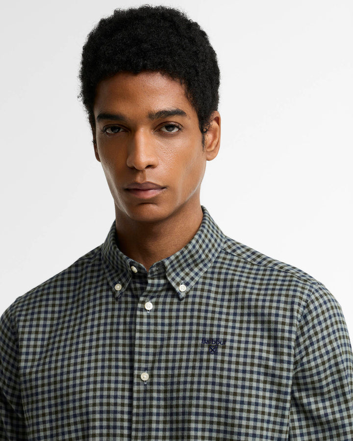 BARBOUR FINKLE TAILORED SHIRT - GREEN