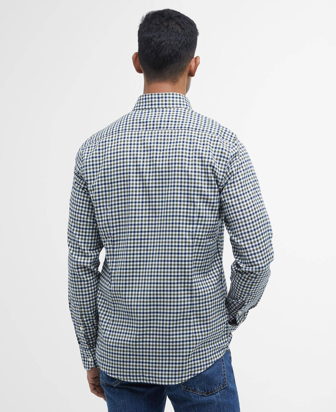 BARBOUR FINKLE TAILORED SHIRT - OLIVE