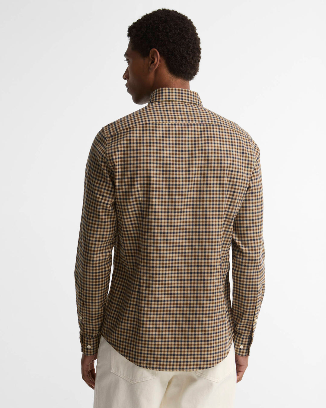 BARBOUR FINKLE TAILORED SHIRT - DARK SAND