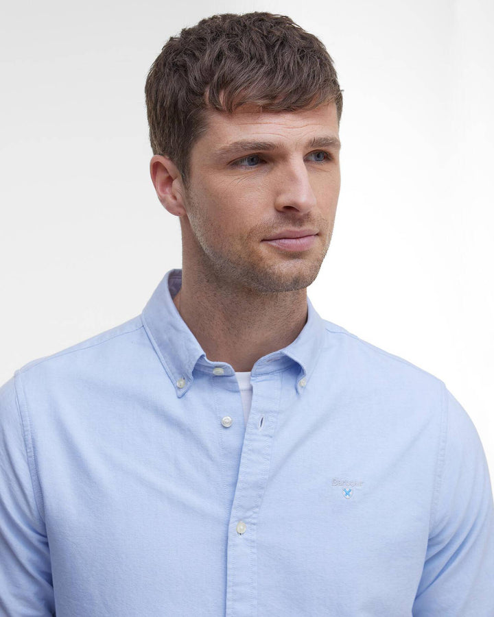BARBOUR OXTOWN TAILORED SHIRT - SKY