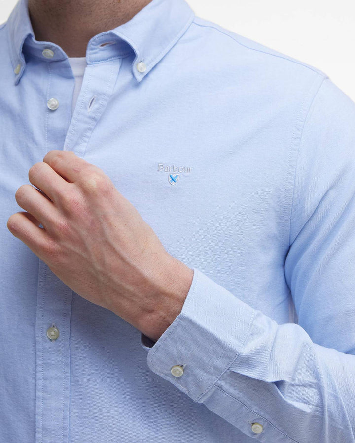 BARBOUR OXTOWN TAILORED SHIRT - SKY