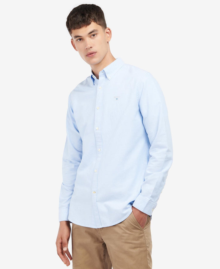 BARBOUR OXTOWN TAILORED SHIRT - SKY