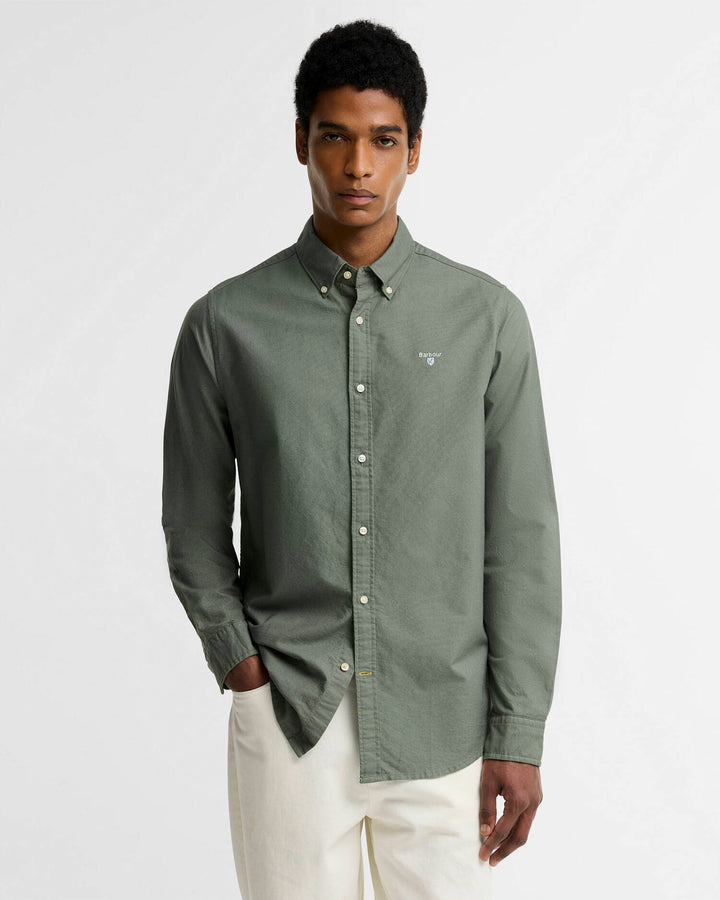 BARBOUR OXTOWN TAILORED SHIRT - GREEN
