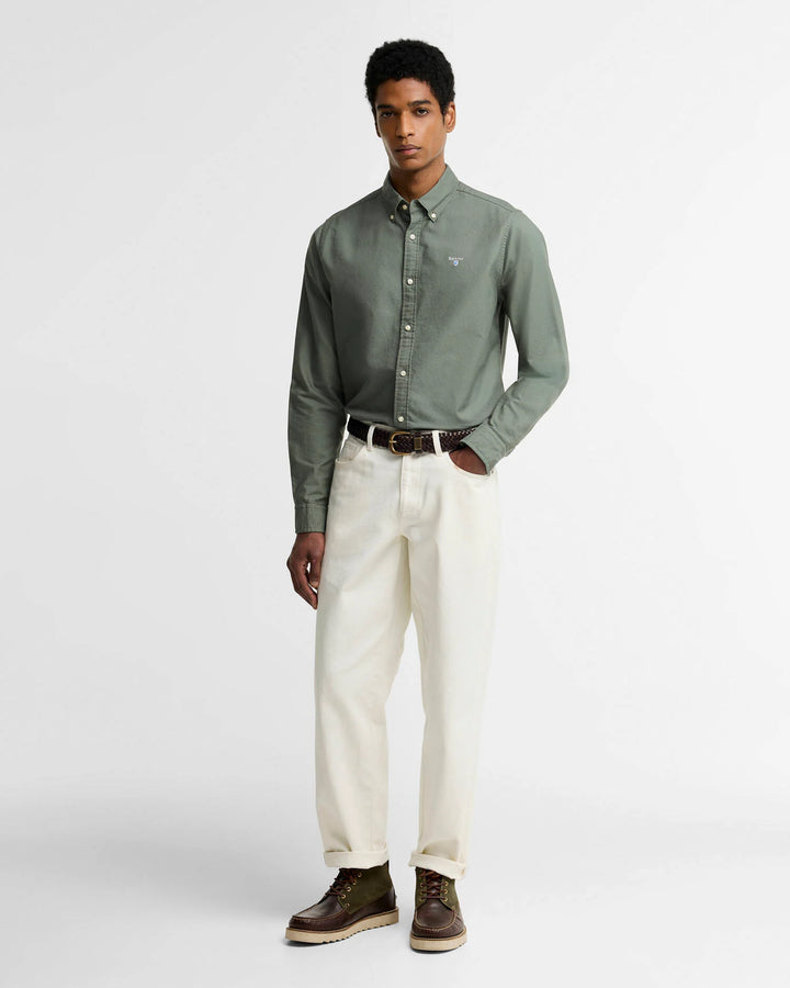 BARBOUR OXTOWN TAILORED SHIRT - GREEN
