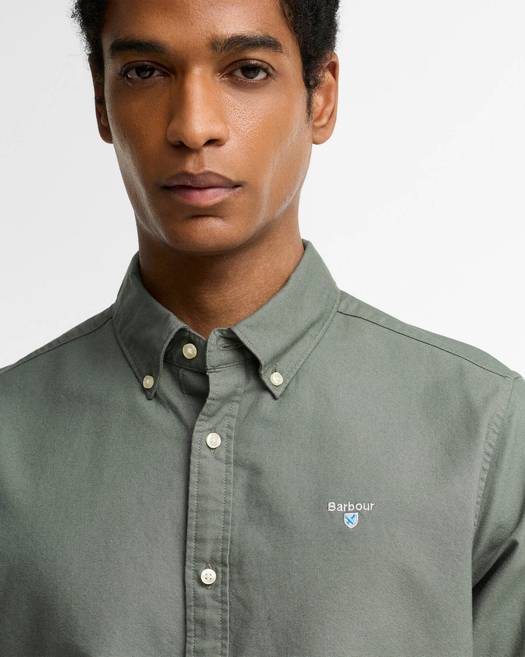 BARBOUR OXTOWN TAILORED SHIRT - GREEN