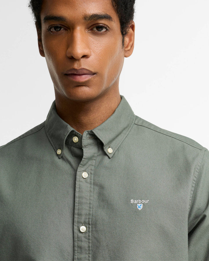 BARBOUR OXTOWN TAILORED SHIRT - GREEN