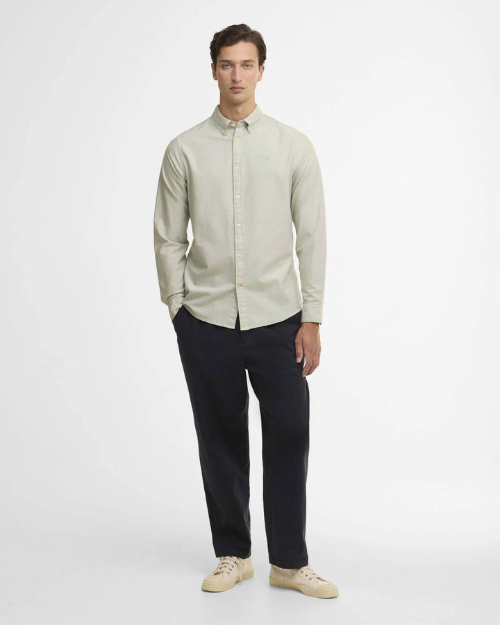 BARBOUR OXTOWN TAILORED SHIRT - SEA GREEN