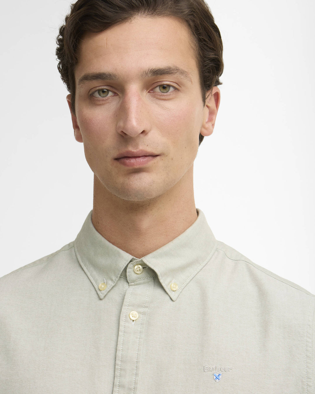 BARBOUR OXTOWN TAILORED SHIRT - SEA GREEN