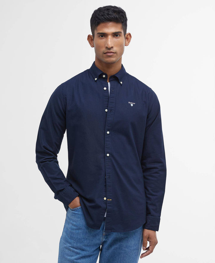 BARBOUR OXTOWN TAILORED SHIRT - NAVY