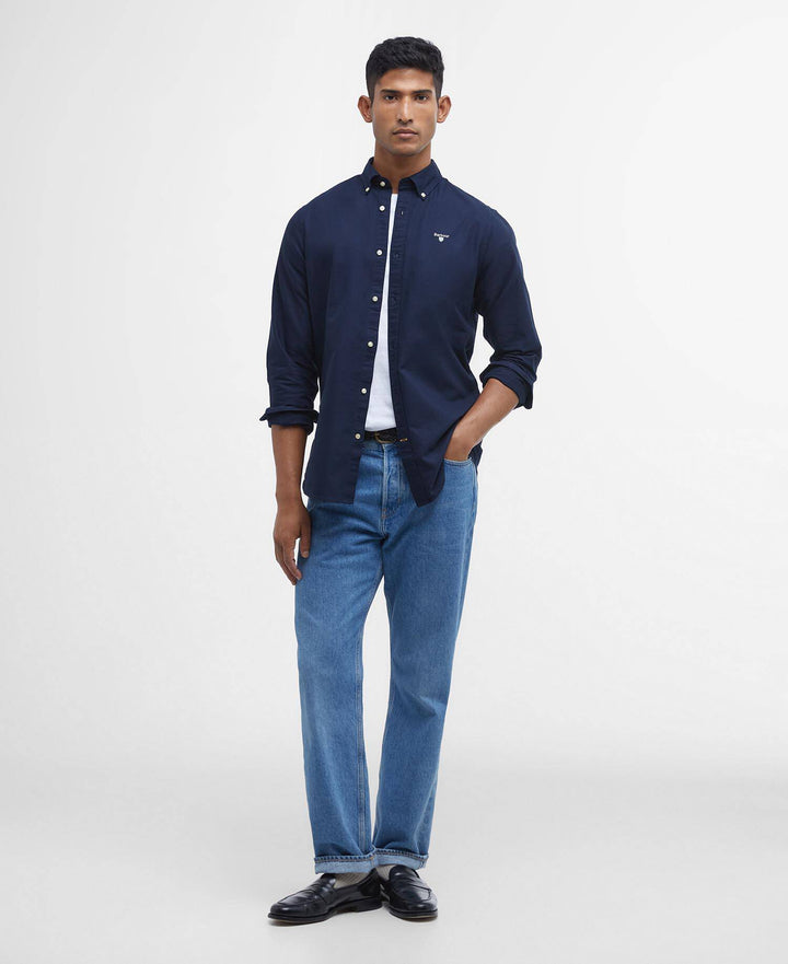 BARBOUR OXTOWN TAILORED SHIRT - NAVY