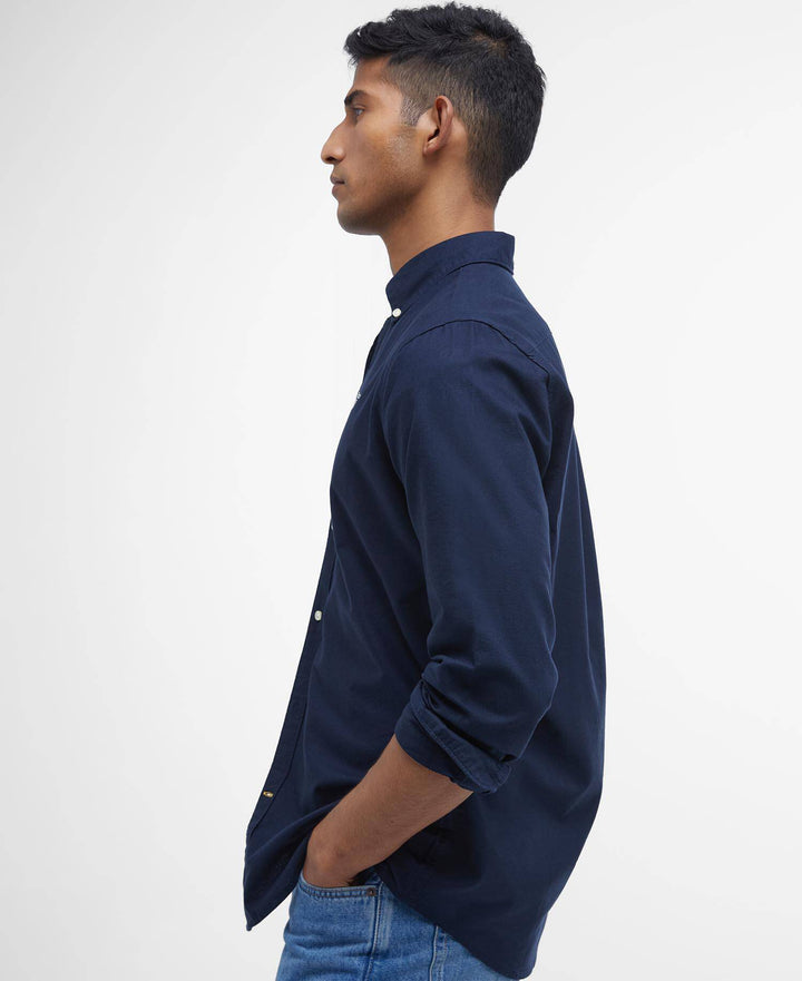BARBOUR OXTOWN TAILORED SHIRT - NAVY