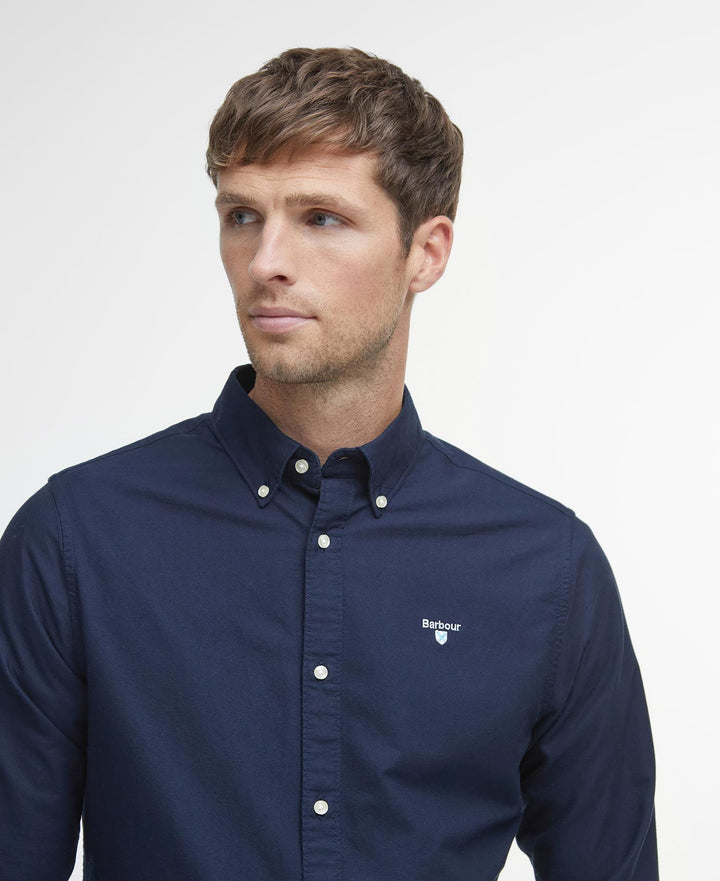 BARBOUR OXTOWN TAILORED SHIRT - NAVY