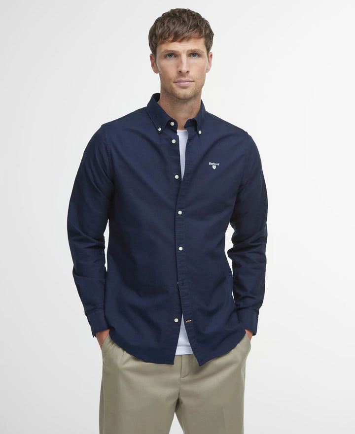 BARBOUR OXTOWN TAILORED SHIRT - NAVY