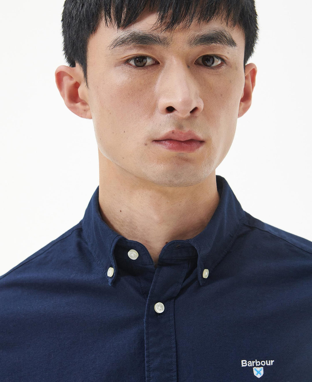 BARBOUR OXTOWN TAILORED SHIRT- NAVY