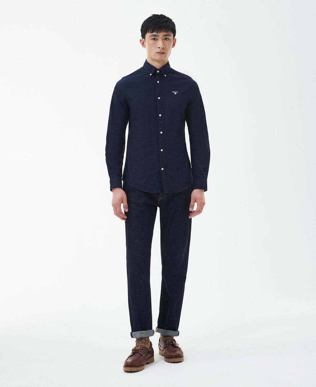 BARBOUR OXTOWN TAILORED SHIRT- NAVY