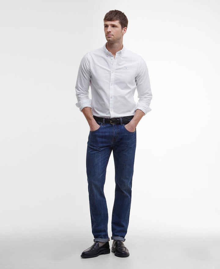 BARBOUR OXTOWN TAILORED SHIRT - WHITE