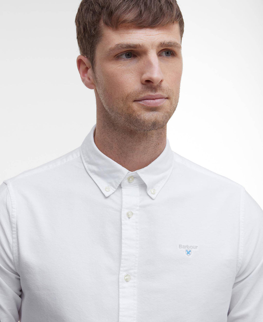 BARBOUR OXTOWN TAILORED SHIRT - WHITE