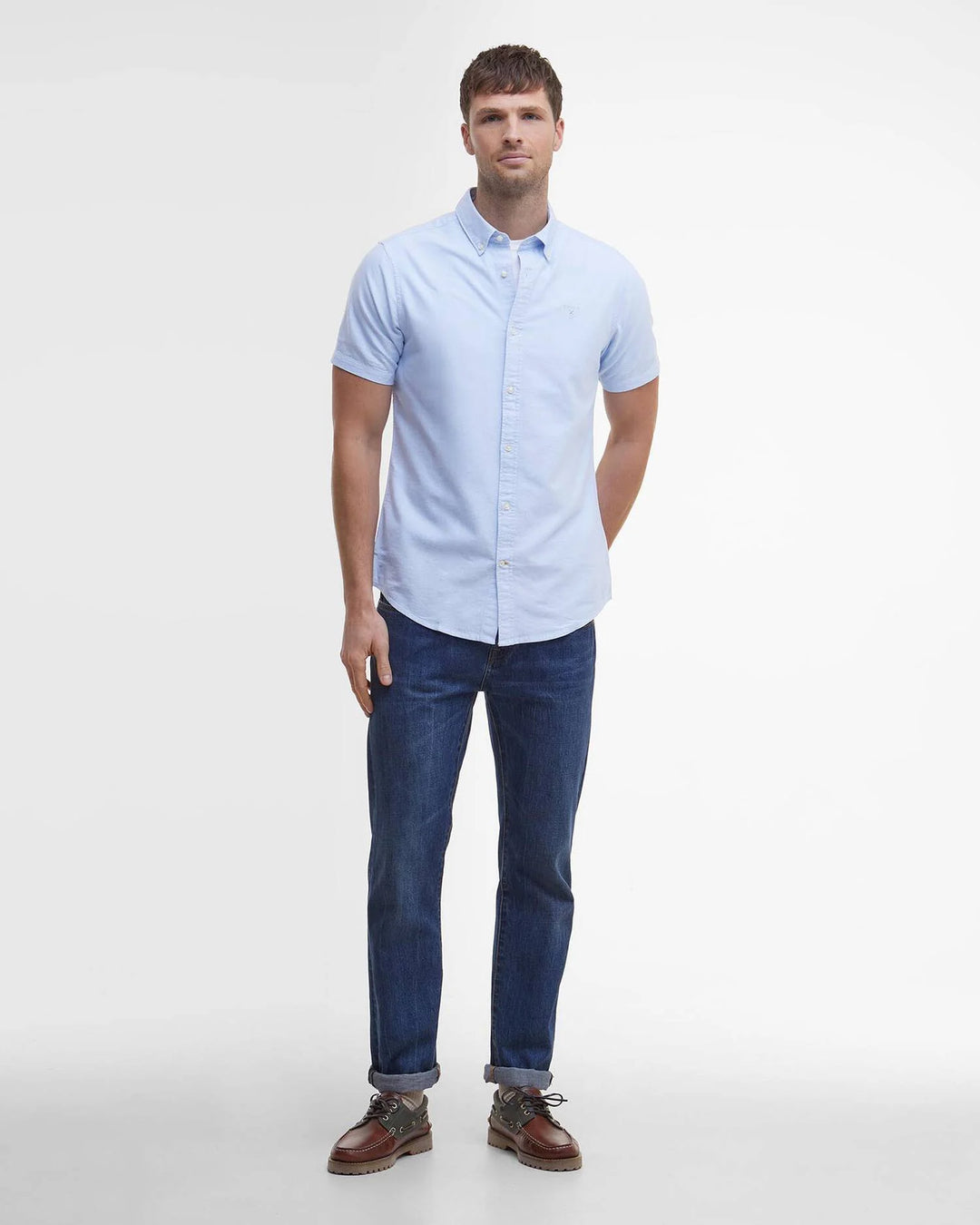BARBOUR OXTOWN SS SHIRT - SKY
