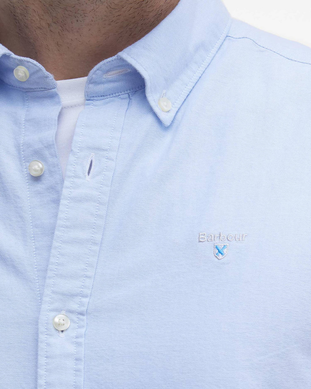 BARBOUR OXTOWN SS SHIRT - SKY