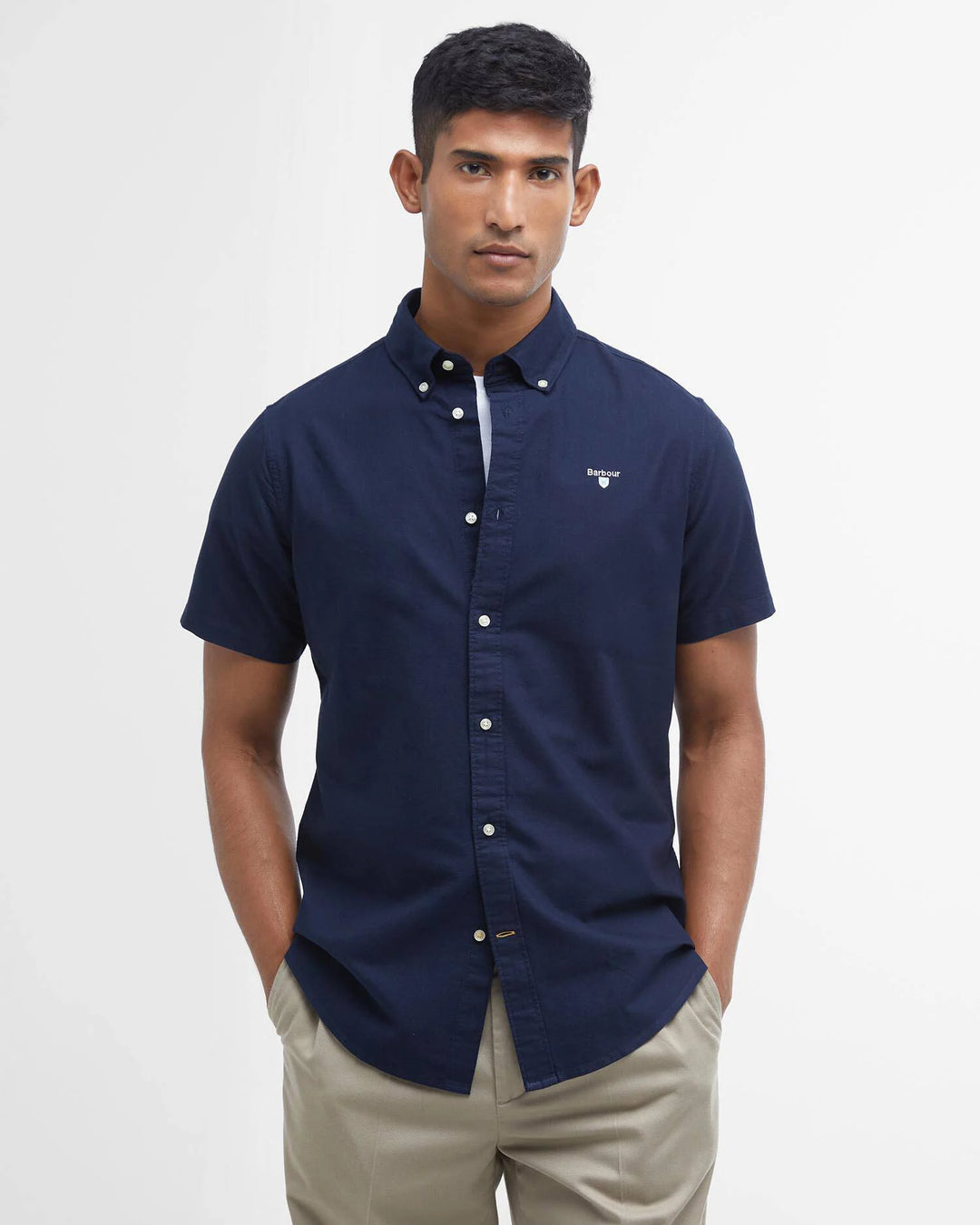 BARBOUR OXTOWN SS SHIRT - NAVY