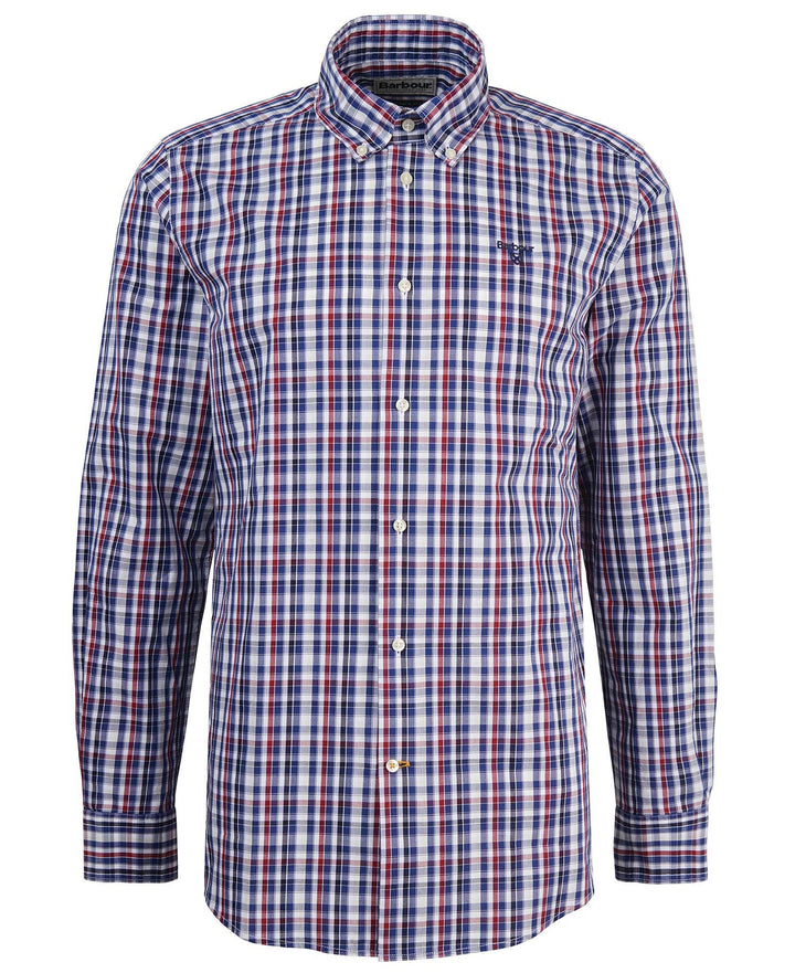 BARBOUR CHASETON TAILORED SHIRT - BLUE